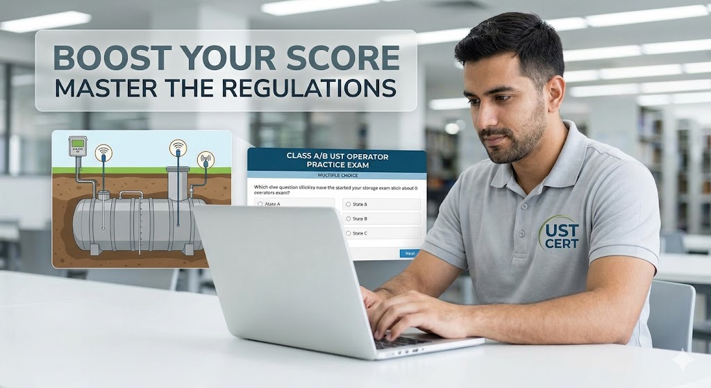 Class A/B Operator for Underground Storage Tank (UST) Practice Test Banner