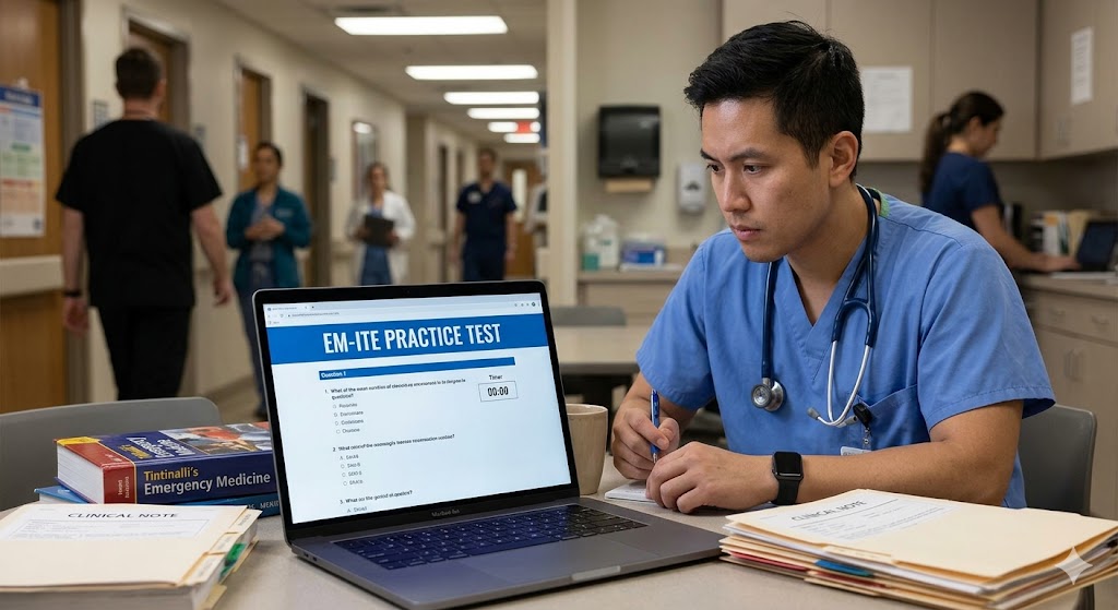 Emergency Medicine In-Training Examination (EM-ITE) Practice Test Banner