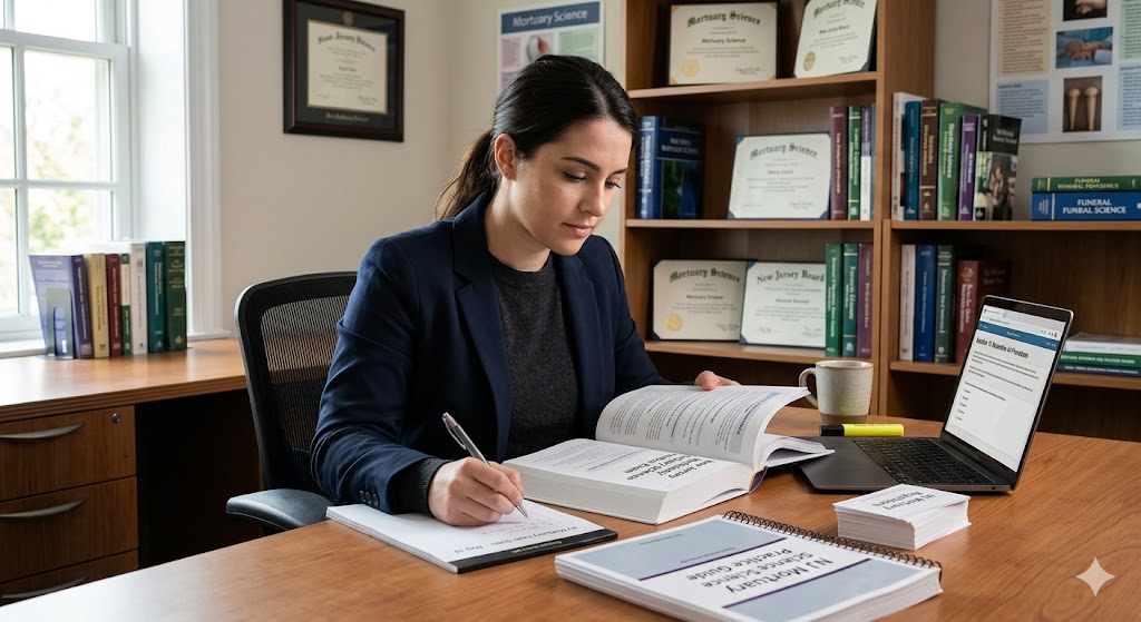 New Jersey Mortuary Science Practice Exam Banner