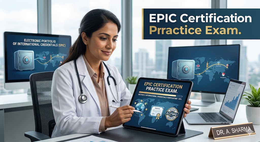 Electronic Portfolio and International Credentials (EPIC) Certification Practice Test Banner