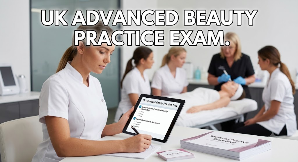 Beauty Advanced Practice Test & Exam Prep | United Kingdom Banner