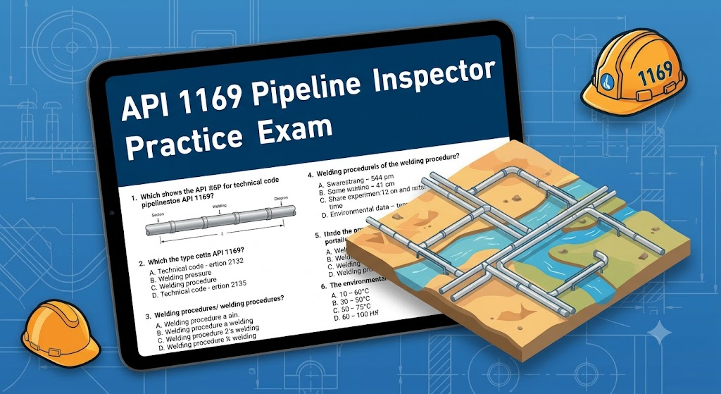 API 1169 – Pipeline Construction Inspector Certification Practice Test. Banner