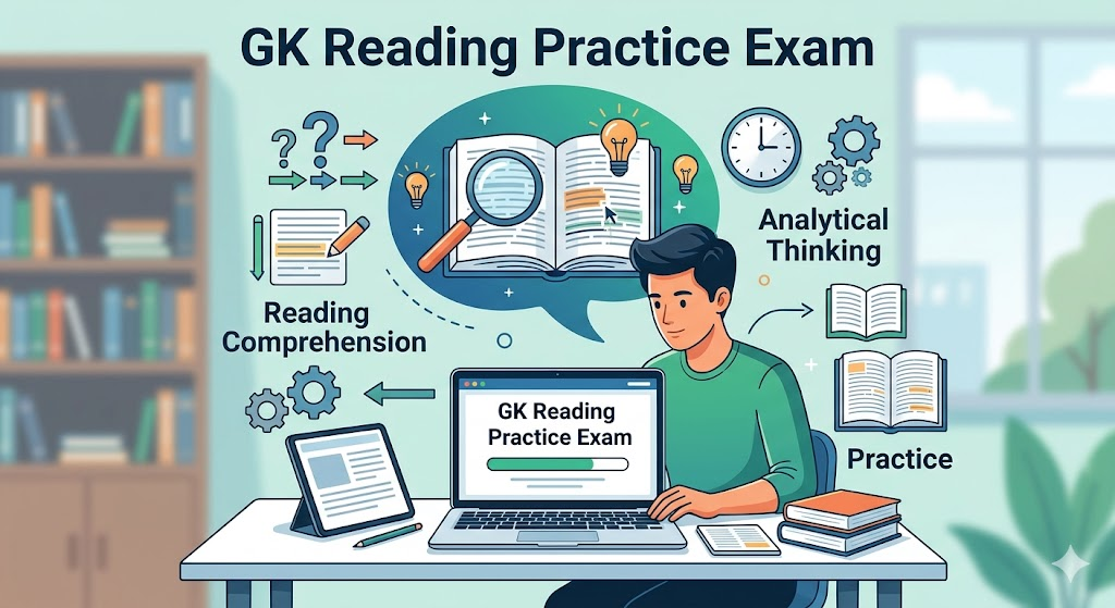 General Knowledge (GK) Reading Practice Test Banner