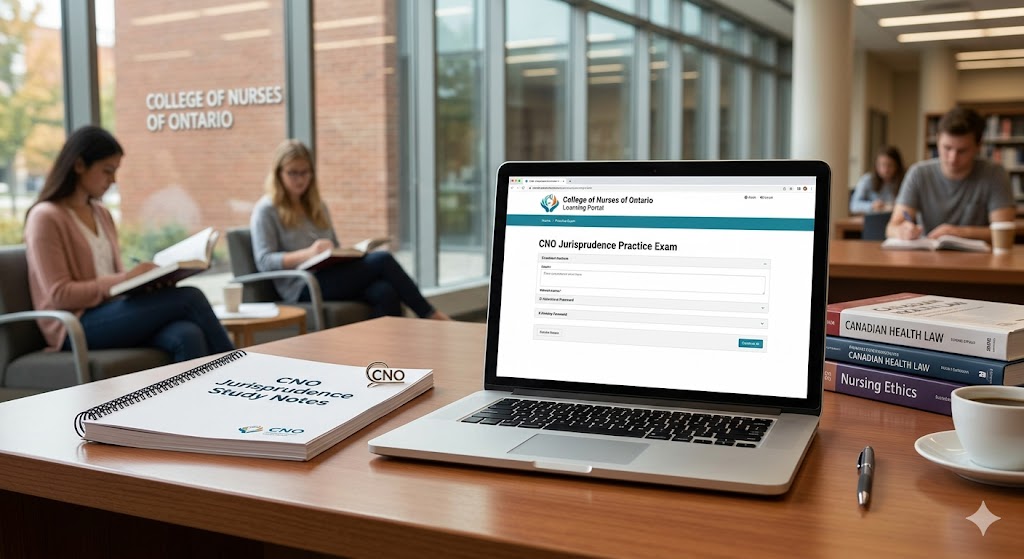 College of Nurses of Ontario (CNO) Jurisprudence Practice Exam Banner