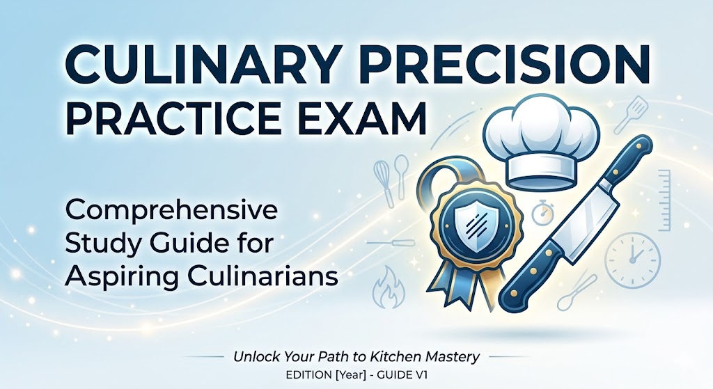 Culinary Precision Exam Practice Banner