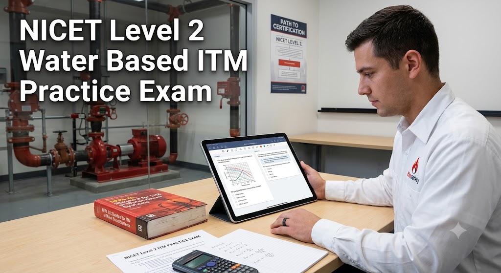 NICET Level 2 Inspection, Testing, and Maintenance (ITM) of Water Based Systems Practice Exam Banner