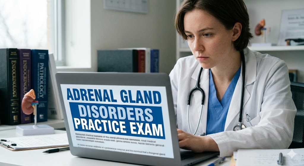 Disorders of the Adrenal Gland Practice Test Banner