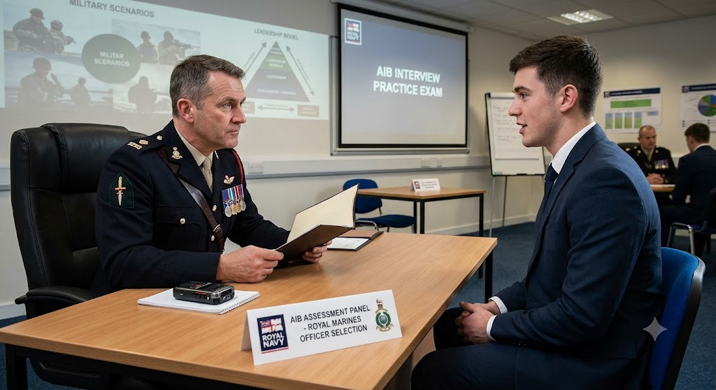 Royal Marines AIB Interview Practice Test Banner