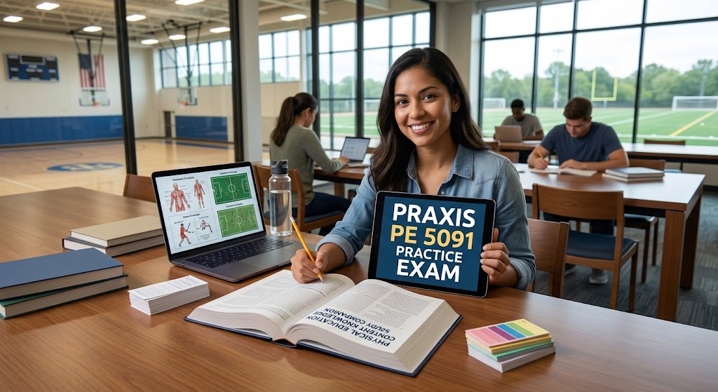 Praxis PE Content and Knowledge (5091) Practice Test Banner