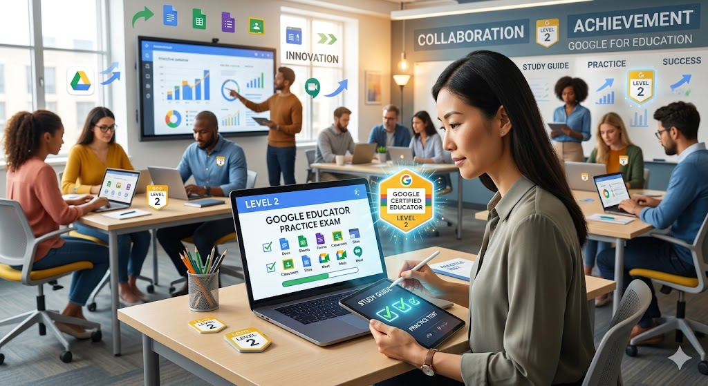 Google Certification Level 2 Practice Test Banner