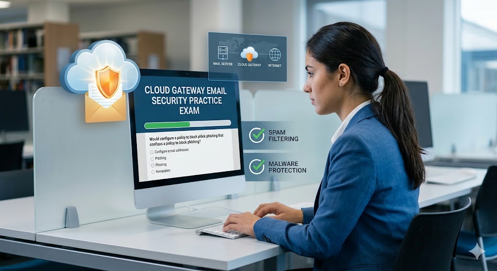 Cloud Gateway Fundamentals Email Security Practice Test Banner