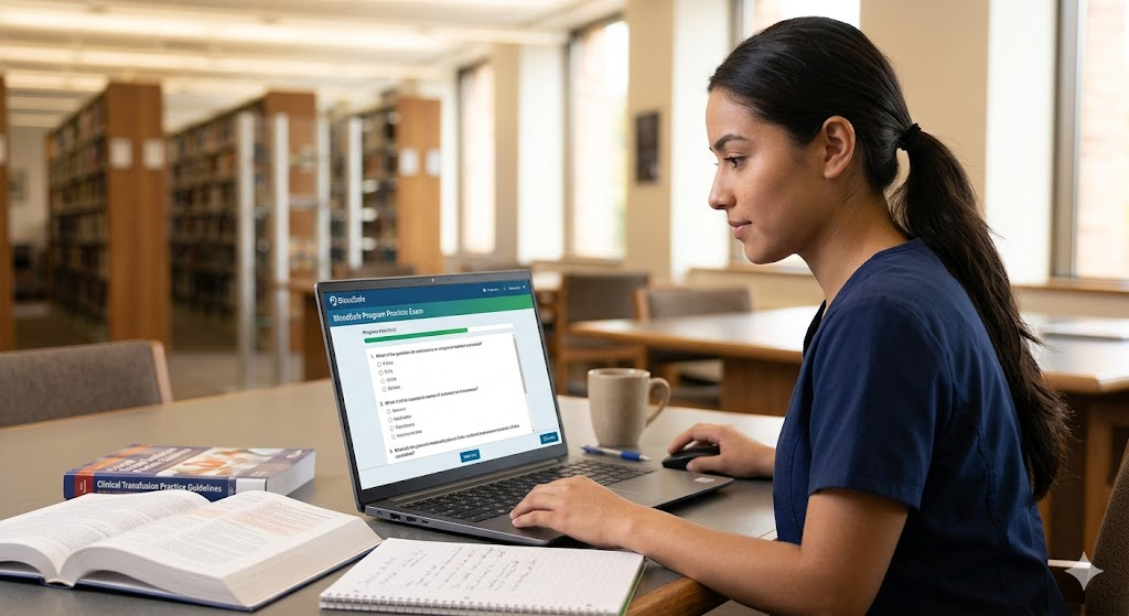 BloodSafe Program Practice Test Banner