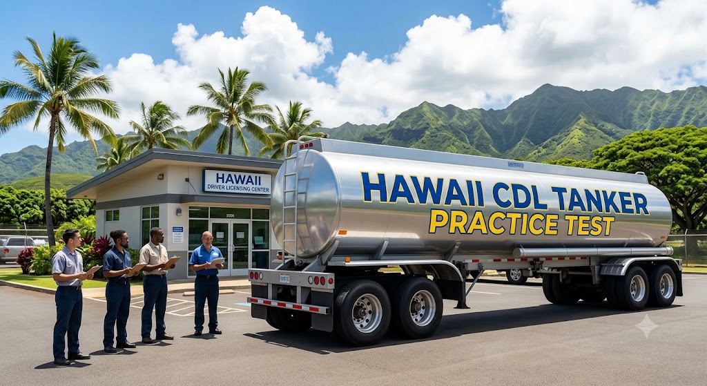 Hawaii CDL Tanker Practice Test Banner