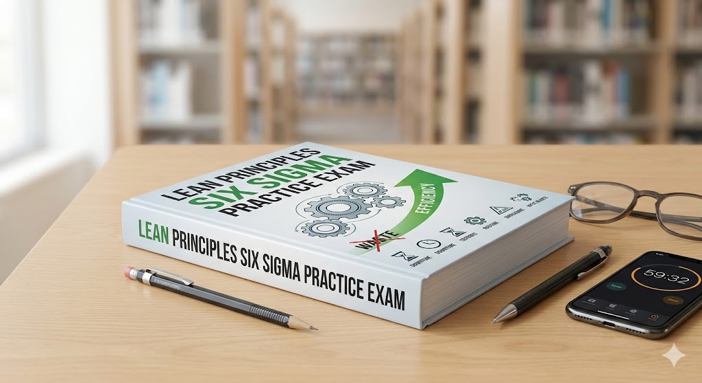 Lean Principles in Six Sigma Projects Practice Test Banner