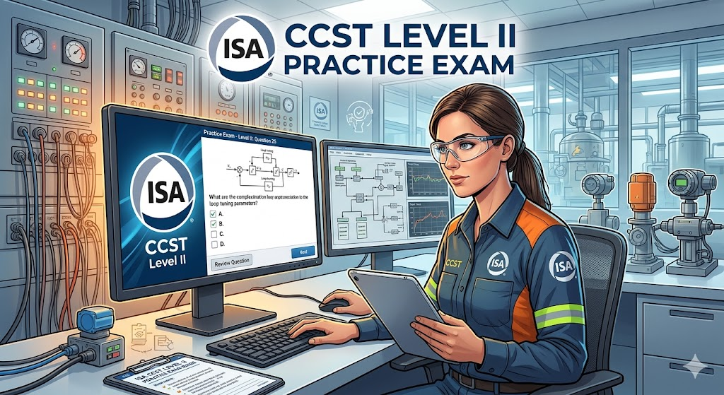 ISA Certified Control Systems Technician (CCST) Level II Practice Test Banner