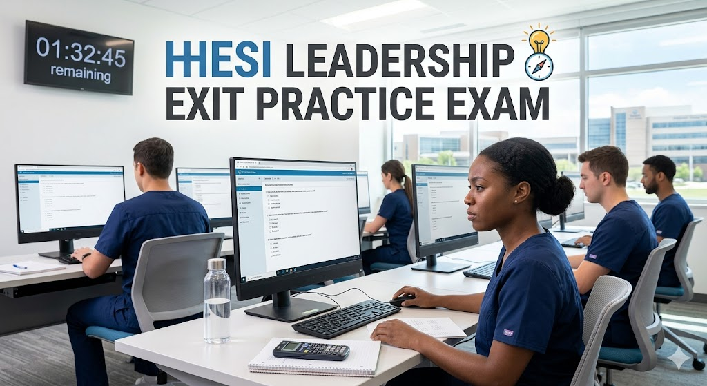 HESI Leadership Exit Practice Exam Banner