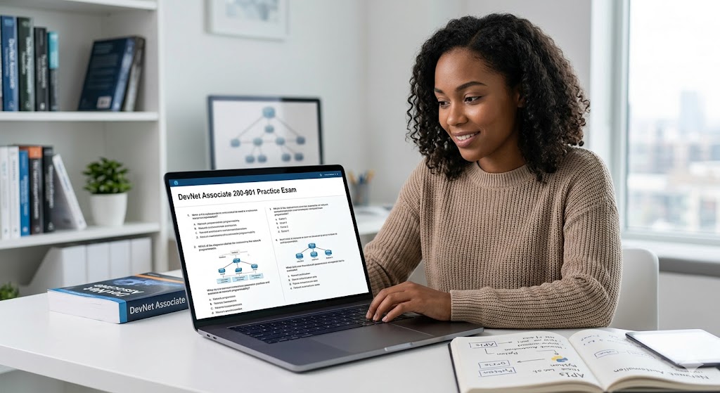 Cisco Certified DevNet Associate (200-901 DEVASC) Practice Test Banner