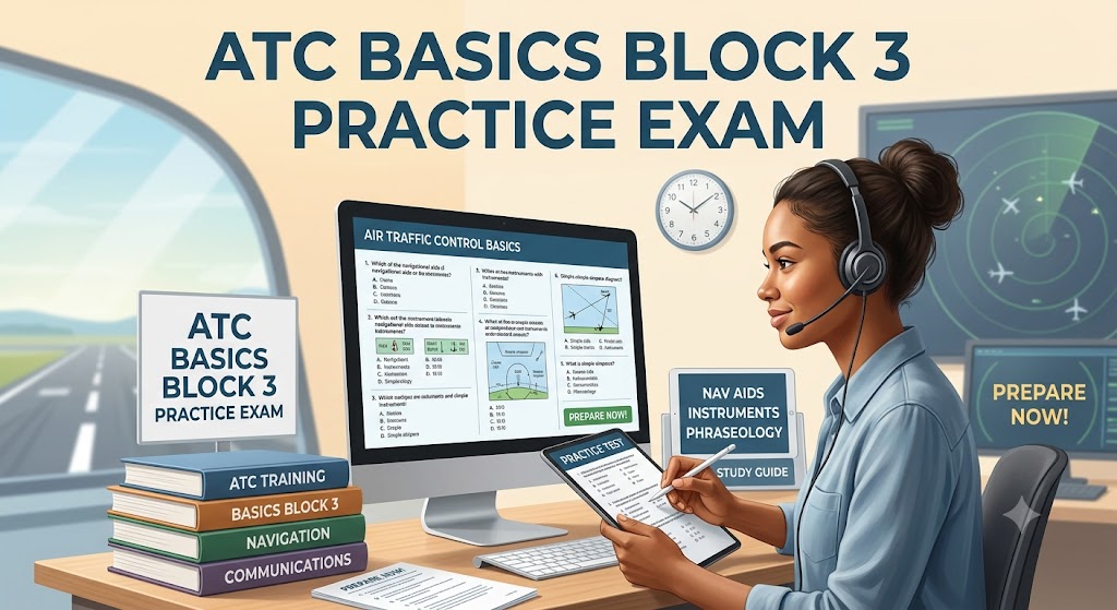 Air Traffic Control (ATC) Basics Block 3 Practice Test Banner