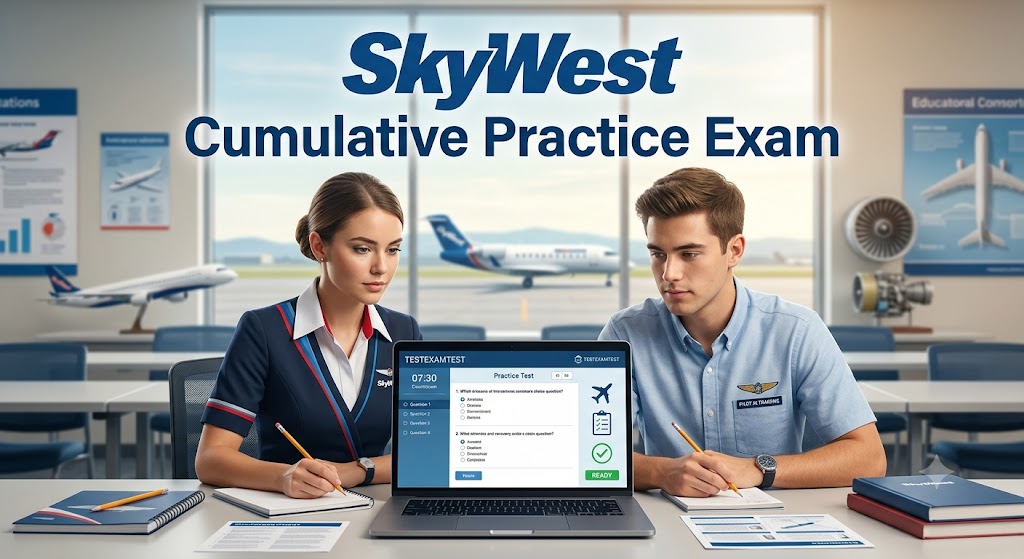 SkyWest Cumulative Practice Exam Banner