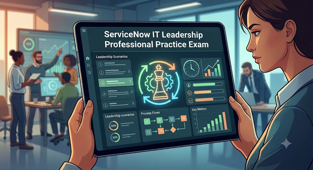 ServiceNow IT Leadership Professional Practice Exam Banner