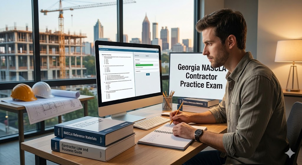 Georgia NASCLA Contractor Practice Test Banner