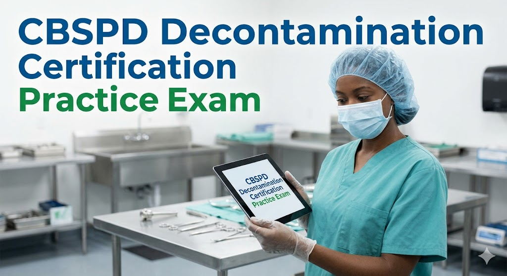CBSPD Decontamination Certification Practice Exam Banner