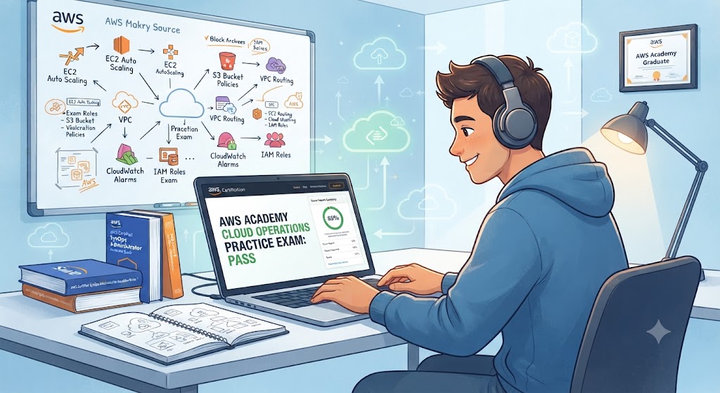 AWS Academy Cloud Operations Practice Exam Banner
