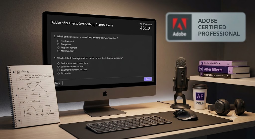 Adobe After Effects Certification Practice Exam Banner