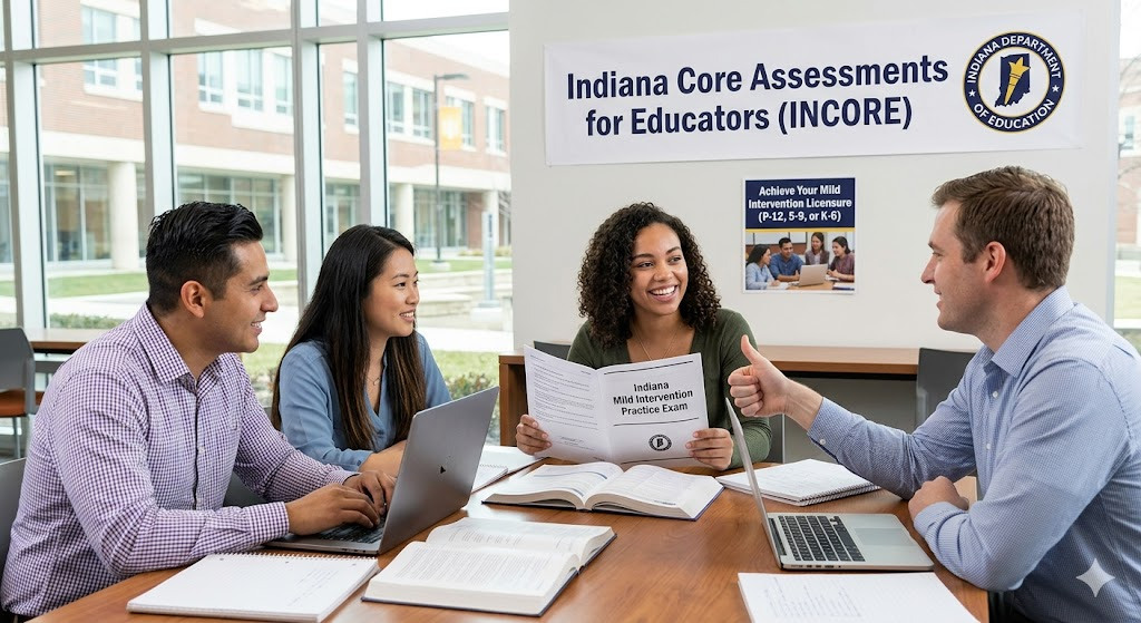 Indiana Mild Intervention Practice Test Banner