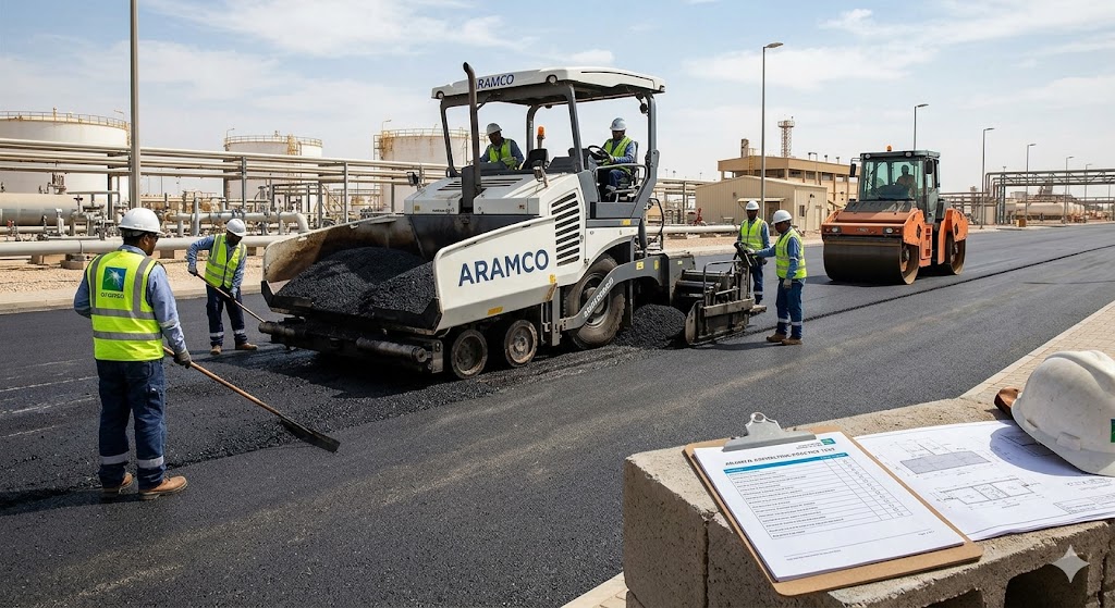 Aramco Asphalting Practice Test Banner