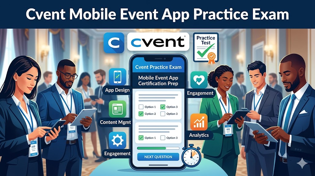 Cvent Mobile Event App Certification Practice Test Banner
