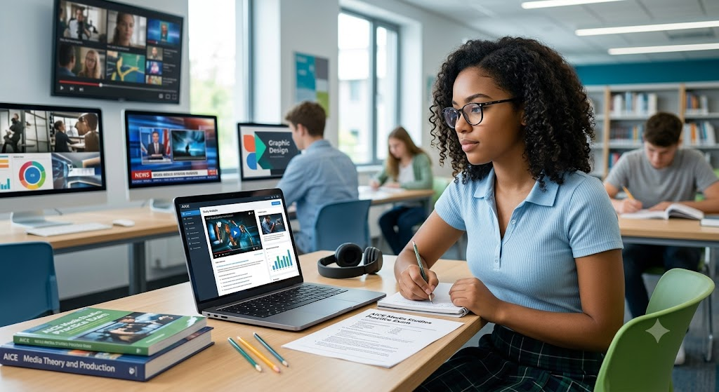 AICE Media Studies Practice Exam Banner
