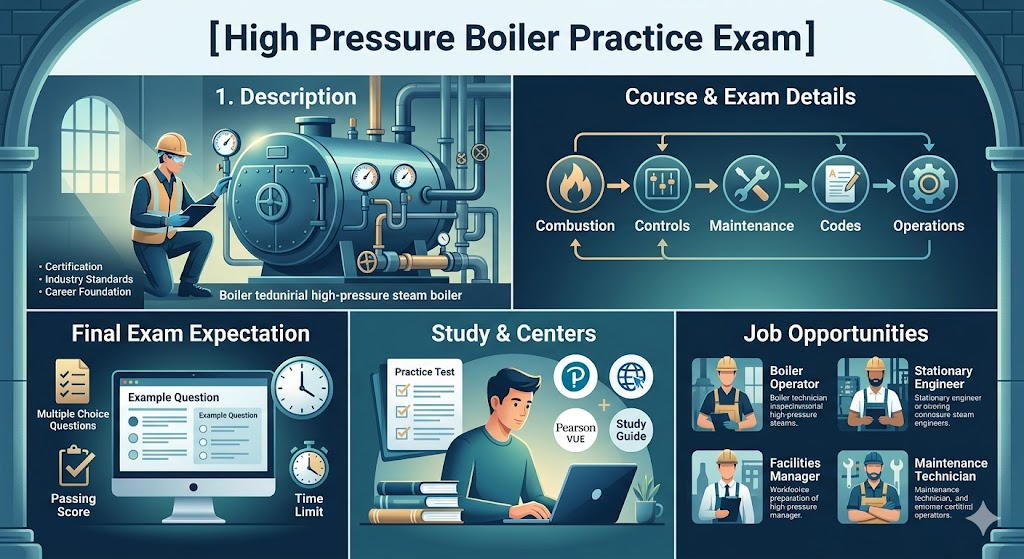 High Pressure Boiler Practice Exam Banner
