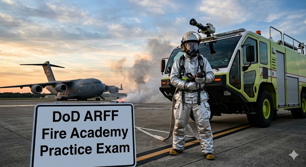 DoD ARFF Fire Academy Practice Test Banner