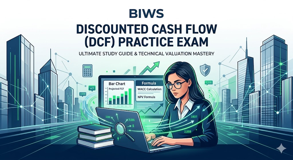 BIWS Discounted Cash Flow (DCF) Practice Test Banner