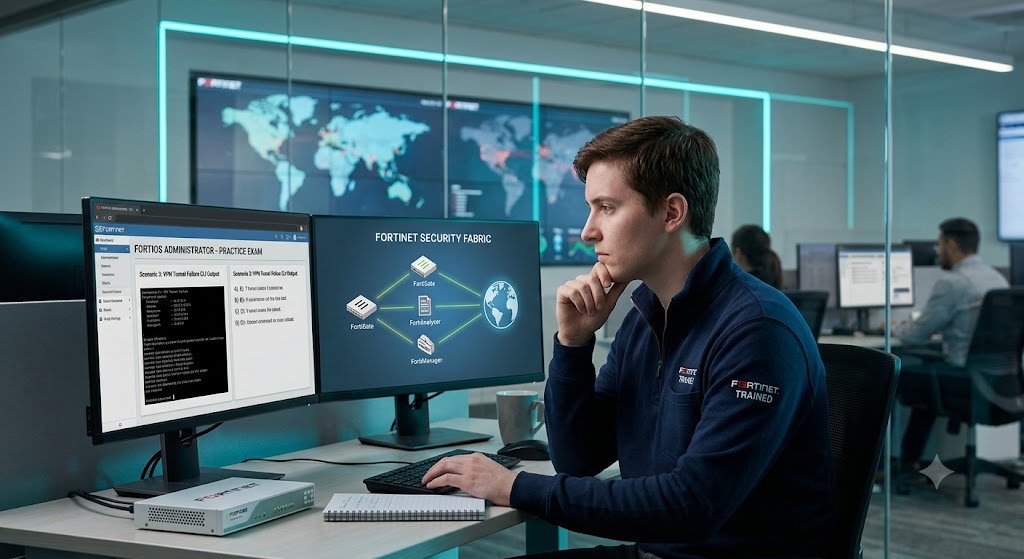 Fortinet Practice Test & Exam Prep Banner
