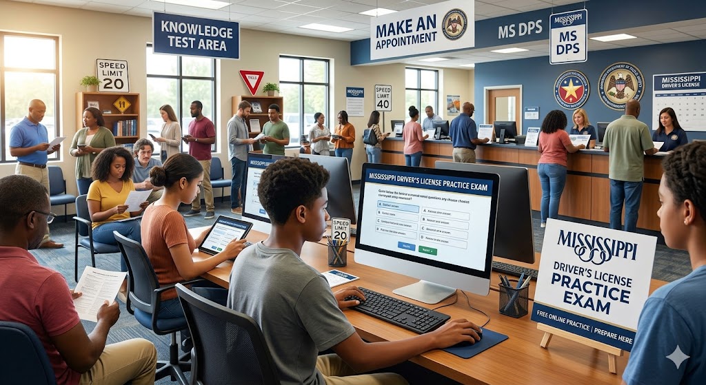 Mississippi Driver's Permit & License Practice Test Banner