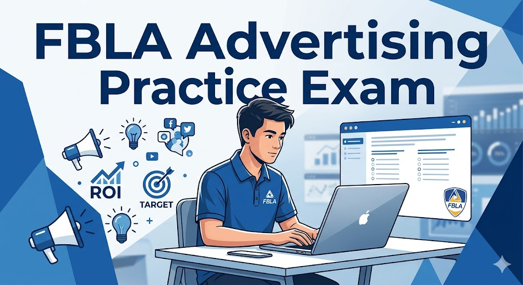 Future Business Leaders of America (FBLA) Advertising Practice Test Banner