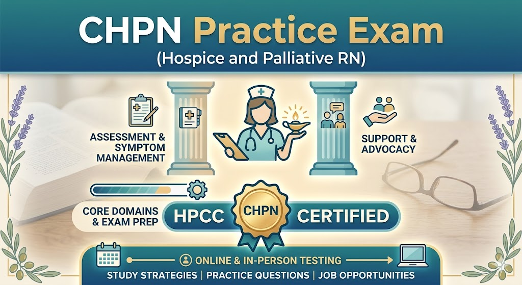 Hospice and Palliative Registered Nurse Certification Practice Exam Banner