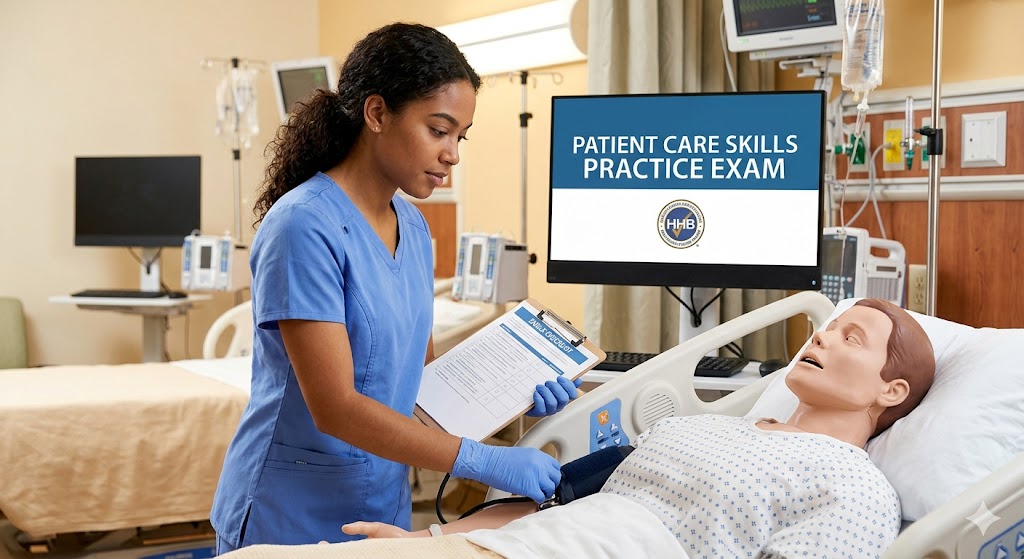 Patient Care Skills Practice Exam Banner