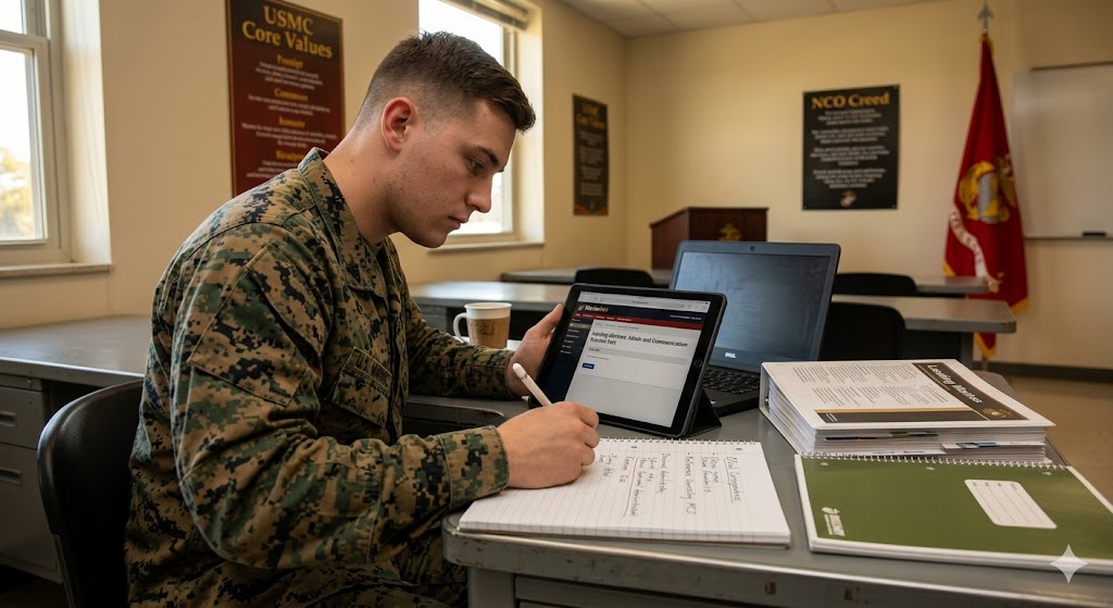 Leading Marines Admin and Communication Practice Test Banner