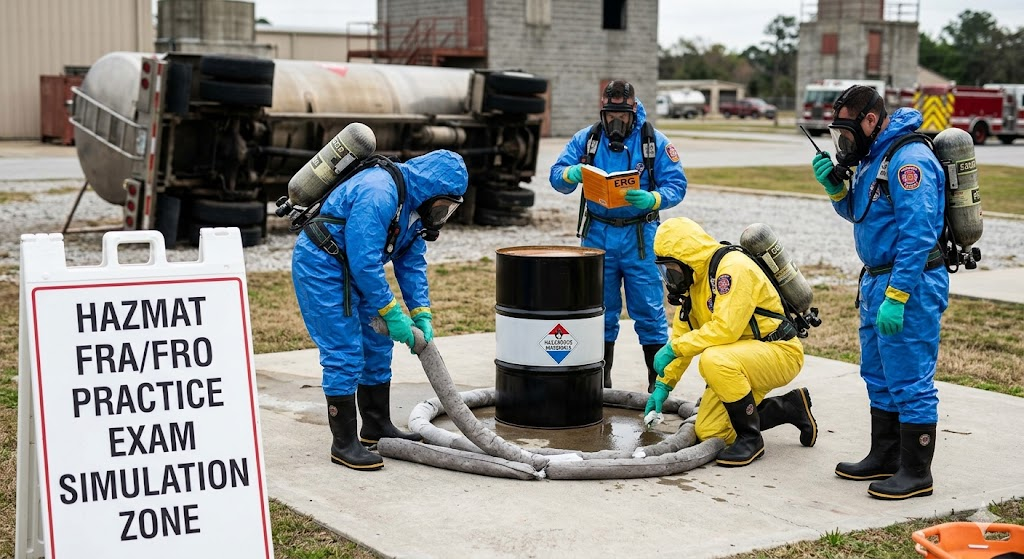 Hazmat First Responder Awareness (FRA) / First Responder Operations (FRO) Practice Exam Banner