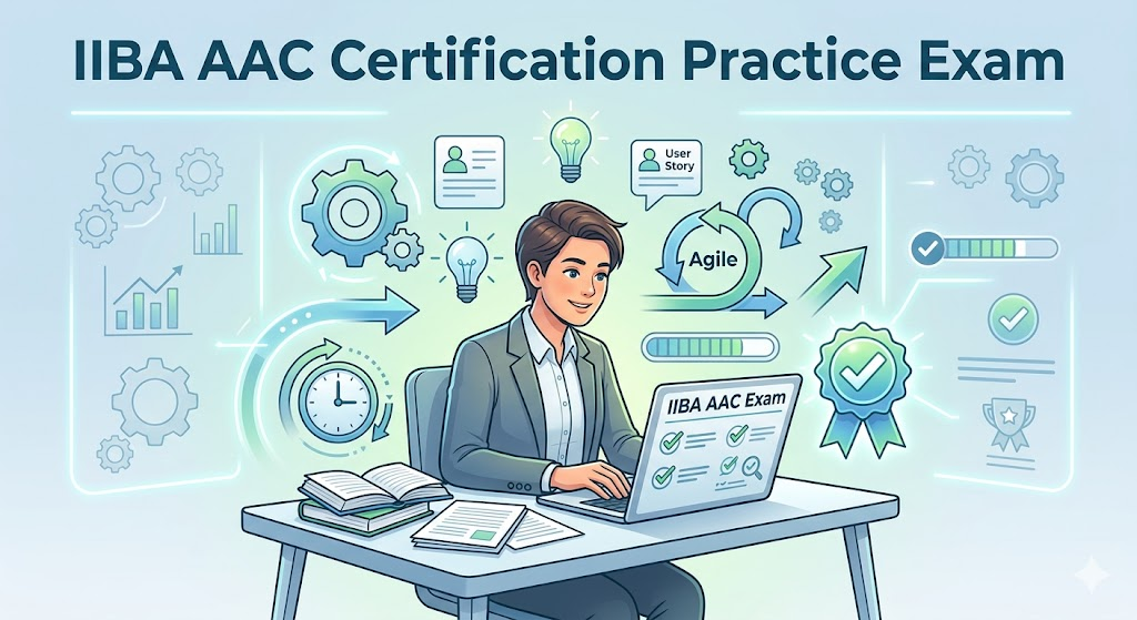 IIBA Agile Analysis Certification (AAC) Practice Test Banner