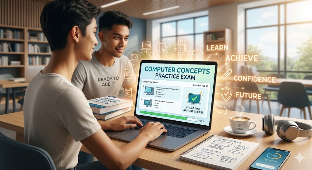 Computer Concepts Practice Test Banner