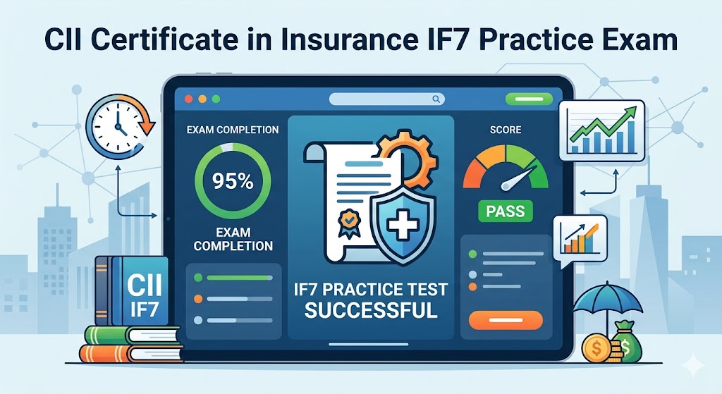 CII Certificate in Insurance - Healthcare Insurance (IF7) Practice Test Banner
