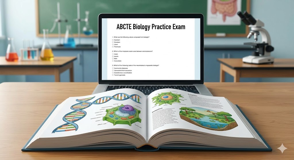 ABCTE Biology Practice Exam Banner