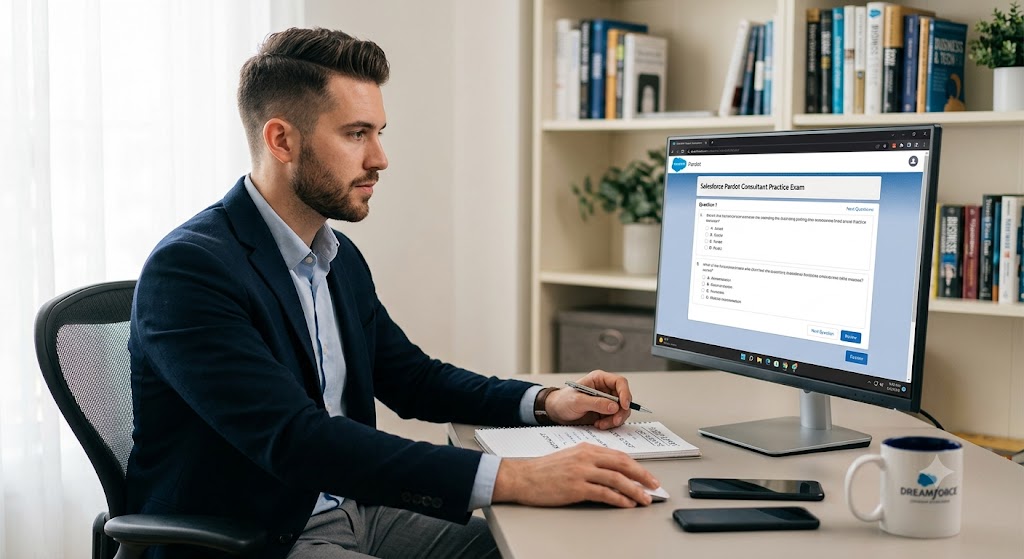 Salesforce Certified Pardot Consultant Practice Exam Banner