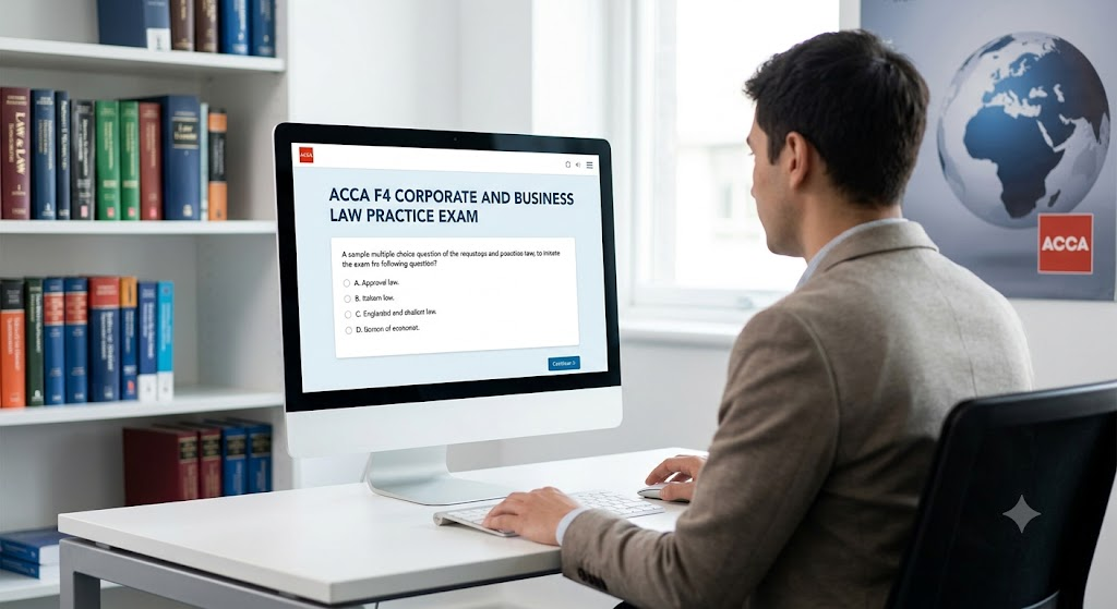 ACCA Corporate and Business Law (F4) Certification Practice Exam Banner