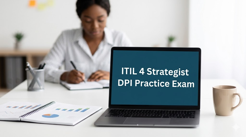ITIL 4 Strategist Direct, Plan, and Improve (DPI) Practice Test Banner