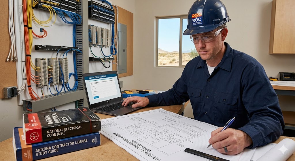 Arizona Low Voltage Contractor Exam Banner
